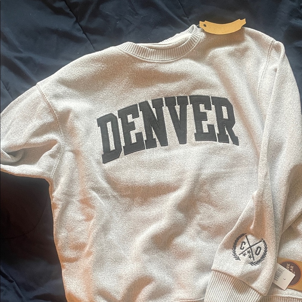 Denver Crewneck Sweater - Light Gray